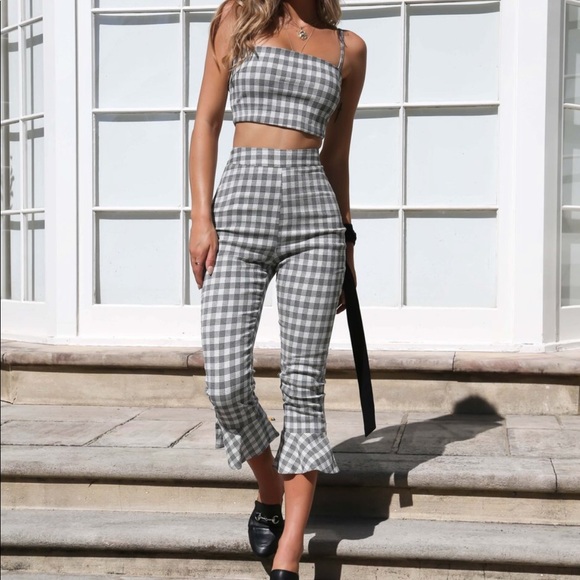 TM CROPPED TOP AND CUTE PANT SET - Picture 4 of 5